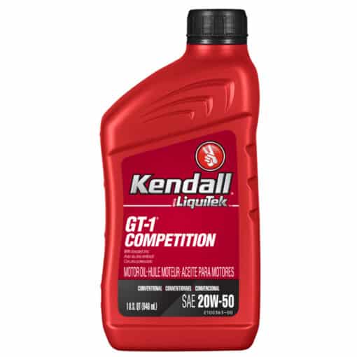 Kendall GT-1 Competition 20W-50 - Value Pack 12x1 Quarter