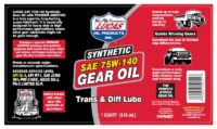 Alternative view of SAE 75W-140 Trans & Diff Lube